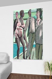 Variation no. 13 Art print on 380g polycotton canvas