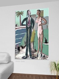 Variation no. 4 Art print on 380g polycotton canvas