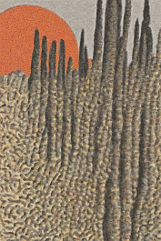 1933818745-DPM++ 2M-7-pointilism painted, red-orange brushstroke, tan-olive horizontal line, black pencil circle,_ _lora_FDandlSty2_1__