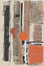 2477008152-DPM++ 2M-7-collage painted, red-orange brushstroke, tan-olive horizontal line, black pencil circle, doodle, sketch, contrast_ _lora_FDandlS-11