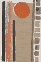 3803692669-DPM++ 2M-7-collage painted, red-orange brushstroke, tan-olive horizontal line, black pencil circle_ _lora_FDandlSty2_1__
