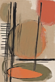 854160556-DPM++ 2M-7-pop art painted, red-orange brushstroke, tan-olive horizontal line, black pencil circle, brown, _ _lora_FDandlSty2_1_