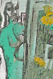 00138-[number]-3098999582-DPM++ 2M-7-flower shop, fdandl, grit, selfie, scenery, green-ochre-turquoise_ _lora_FDandlSty2_1_