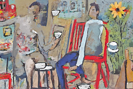 116600641-DPM++ 2M-7-model, boy, brush, cup, flower, chair, collage, naive painting_ _lora_FDandlSty2_1__