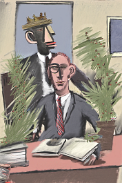 00009-[number]-543486196-DPM++ 2M-man with monkey-head, tie, desk, chair, plants, book, cracy_ _lora_FDandlSty6_1_