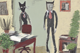 00367-[number]-3358319081-a standing girl with cat-head, tie, wallpaper, desk, chair, plants, book_ _lora_FDandlSty6_1__