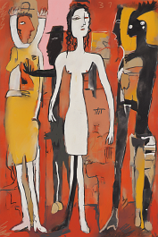 00097-[number]-4036393885-DPM++ 2M-7-one orange-red surface ,one tan surface, one black surface , three yellow lines, one white doodle, two notes, letter, numbers,