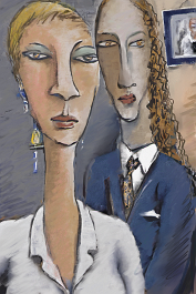 1360830999-DPM++ 2M-8-hotel, reception hall, sofa, VIP's, tie,[[ jewelry]], inhouse, lady, beige-tan-ochre-darkblue, portrait person face foreground, Kopie
